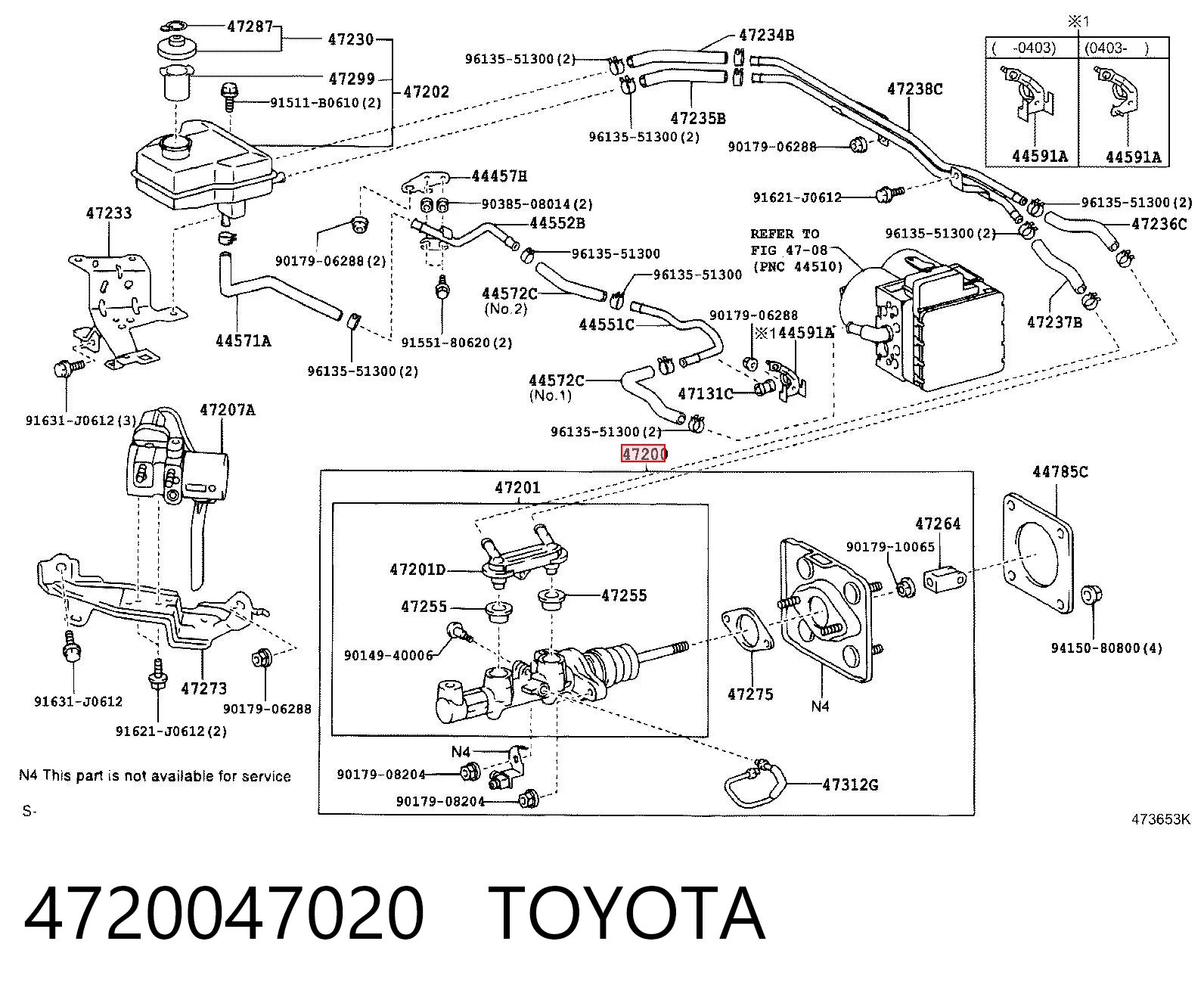 Cilindro principal de freno Toyota Prius hatchback comprar en España