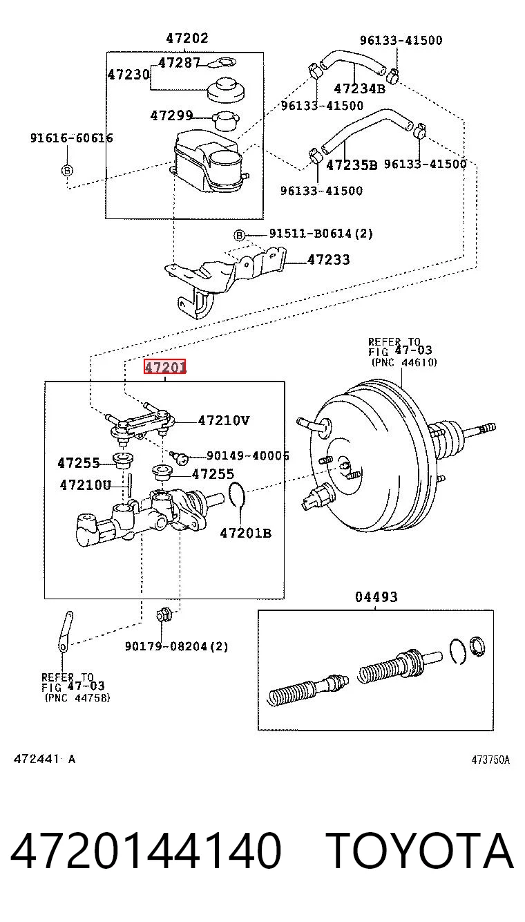 Cilindro maestro de frenos Toyota Avensis Verso monovolumen (LCM) (2001 - 2009) precio, desde 45,01 EUR