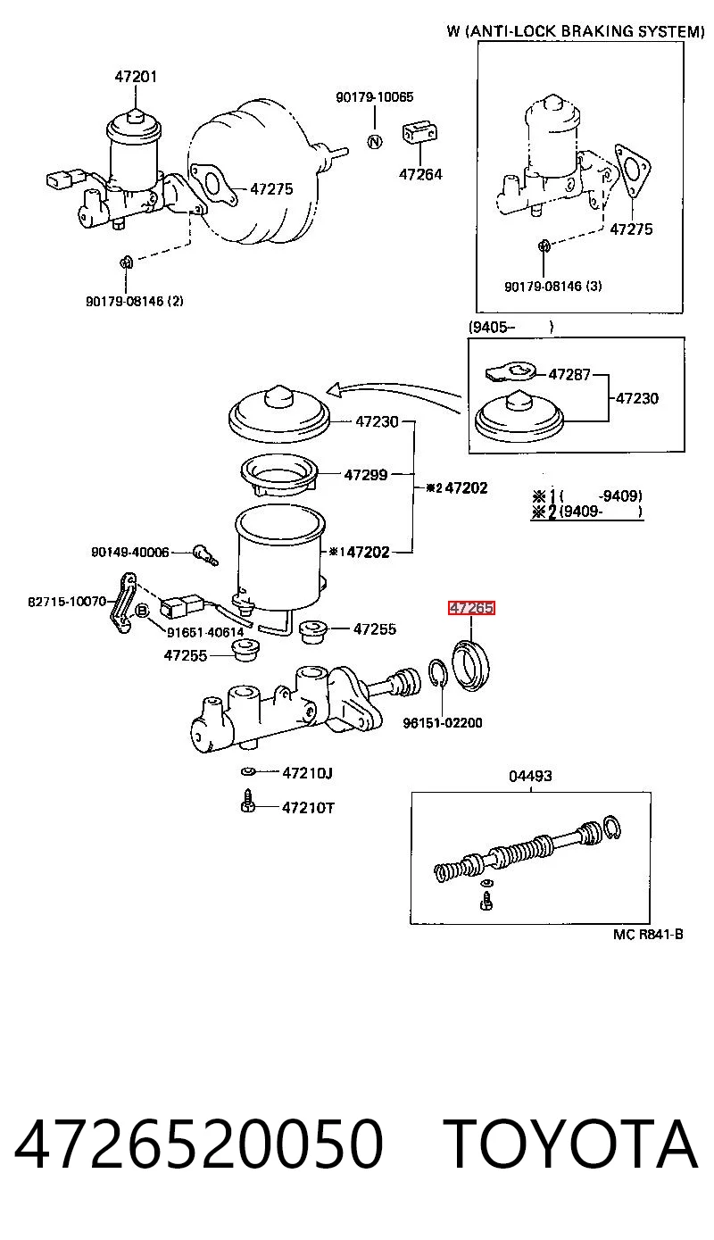 4726520050 Toyota