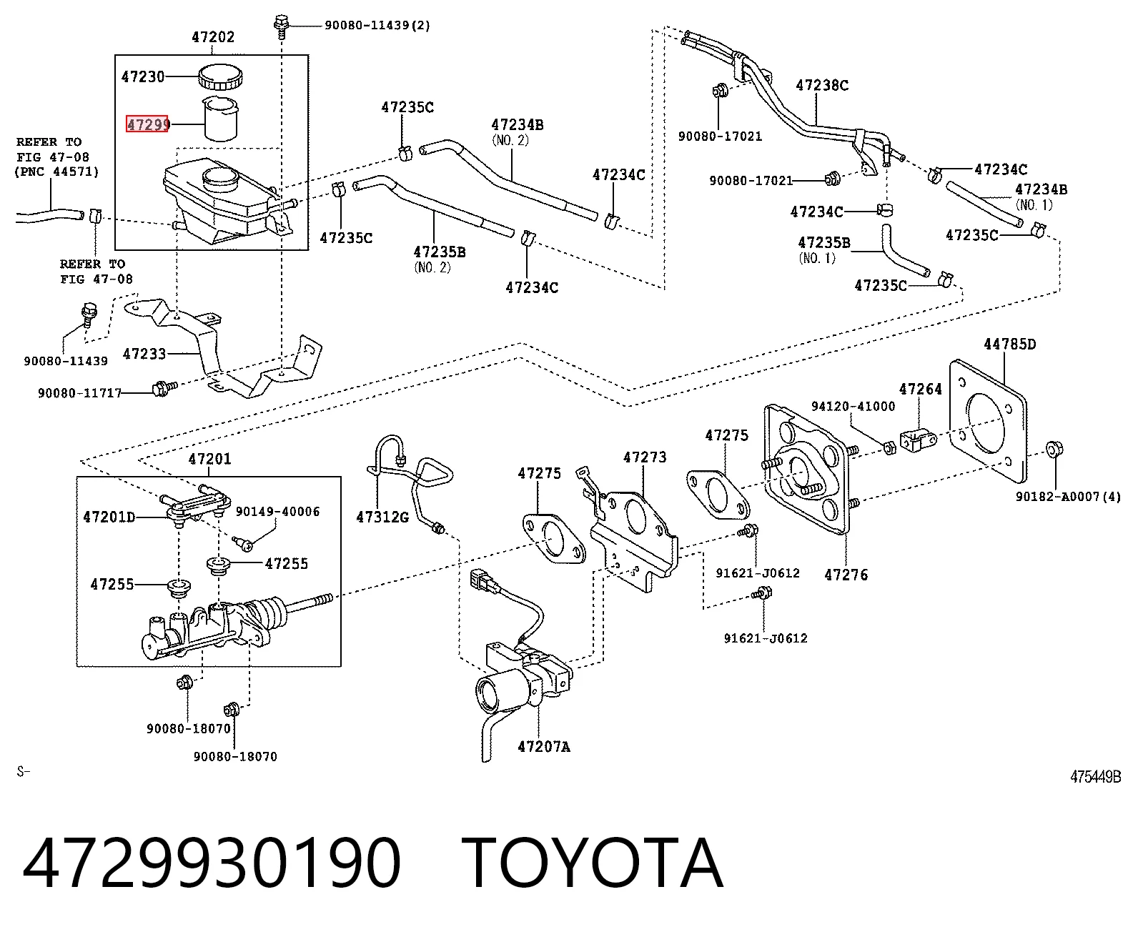 4729930190 Toyota