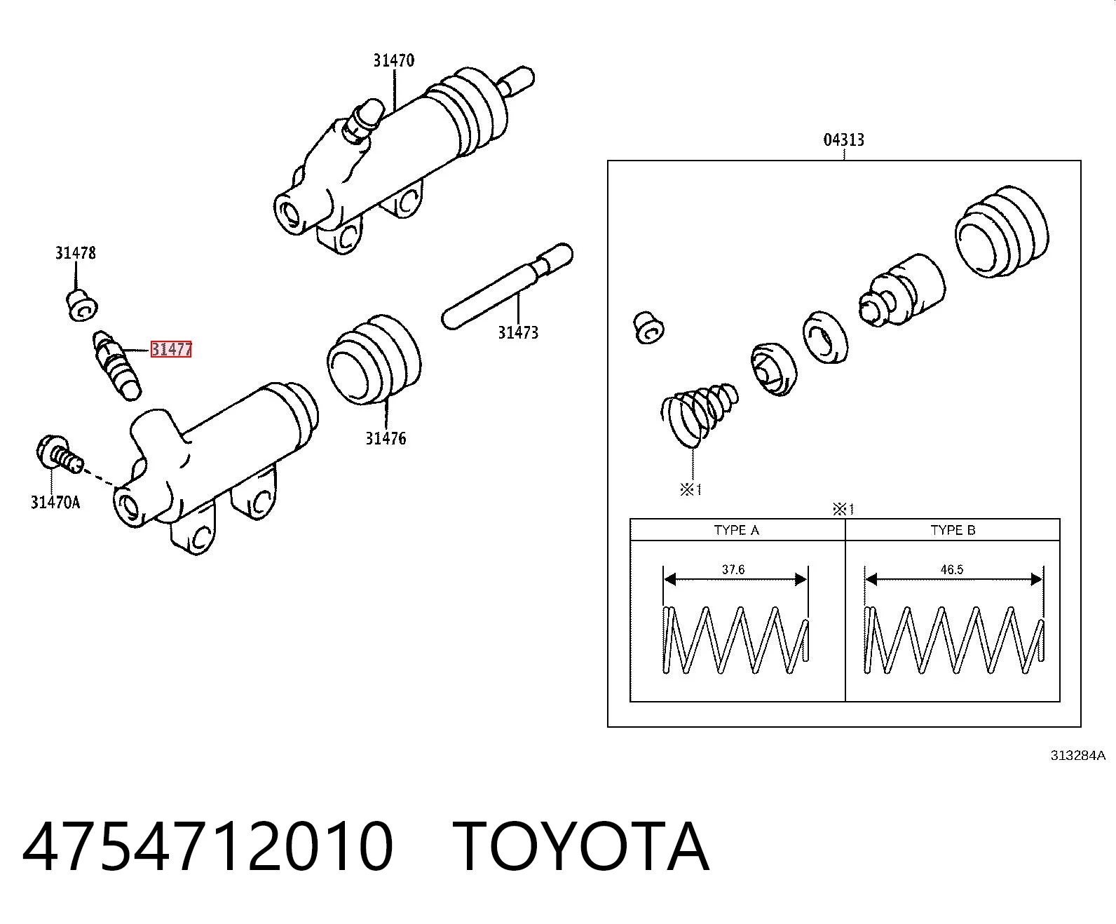 4754712010 Toyota