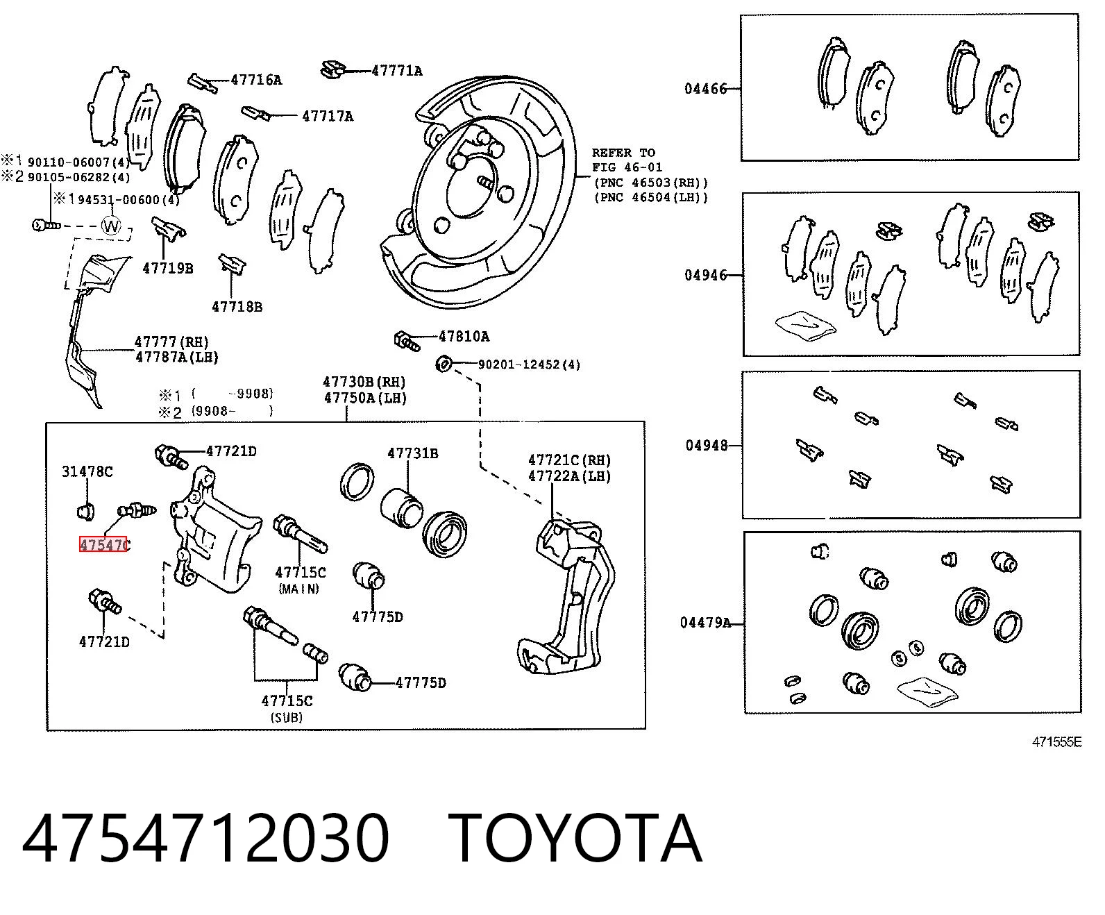 4754712030 Toyota