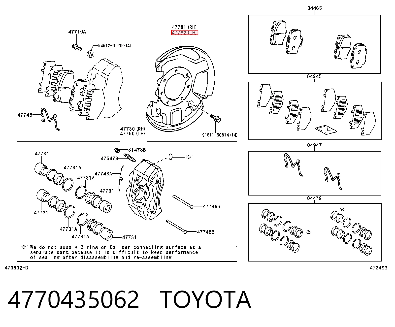 4770435062 Toyota