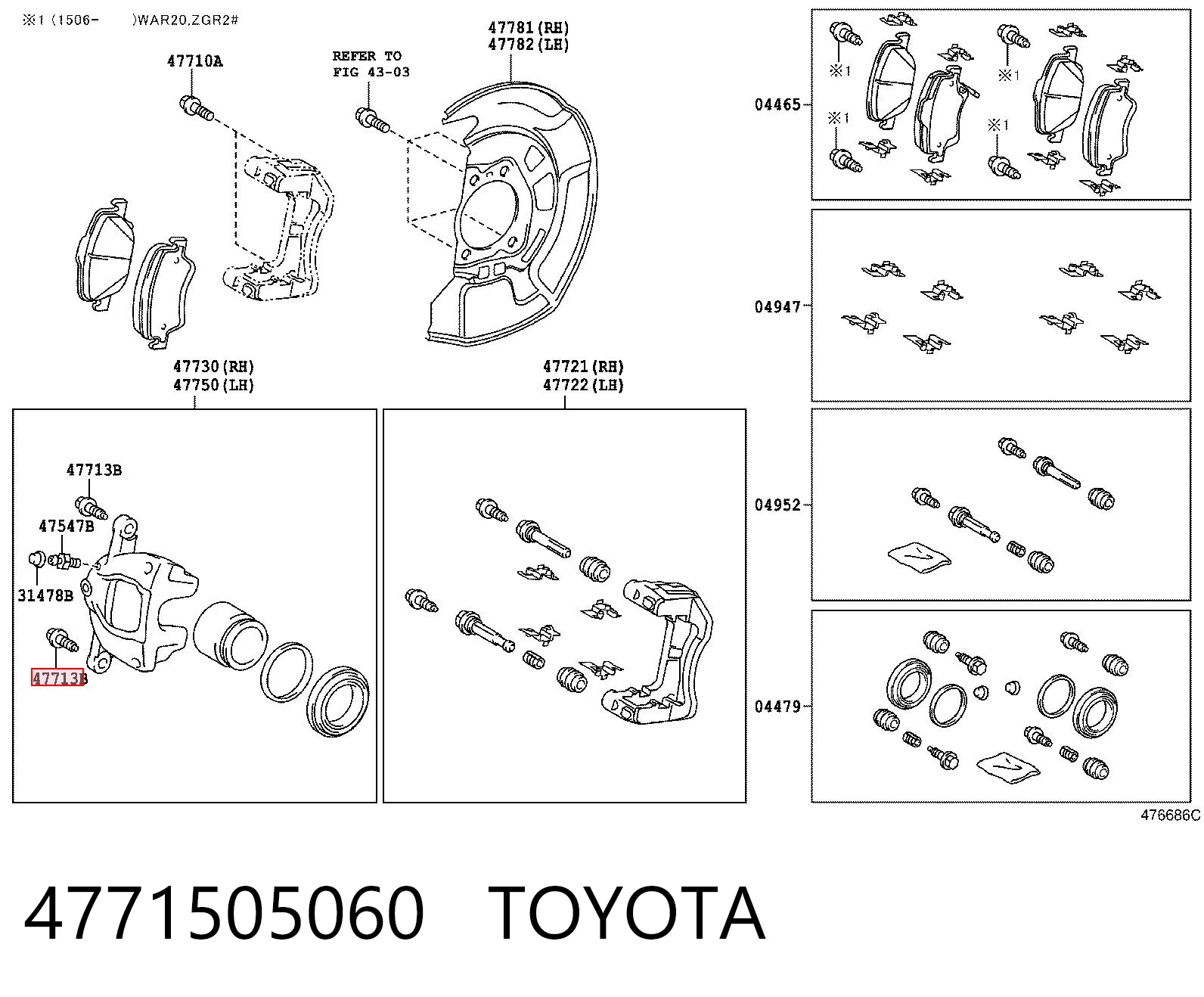4771505060 Toyota 