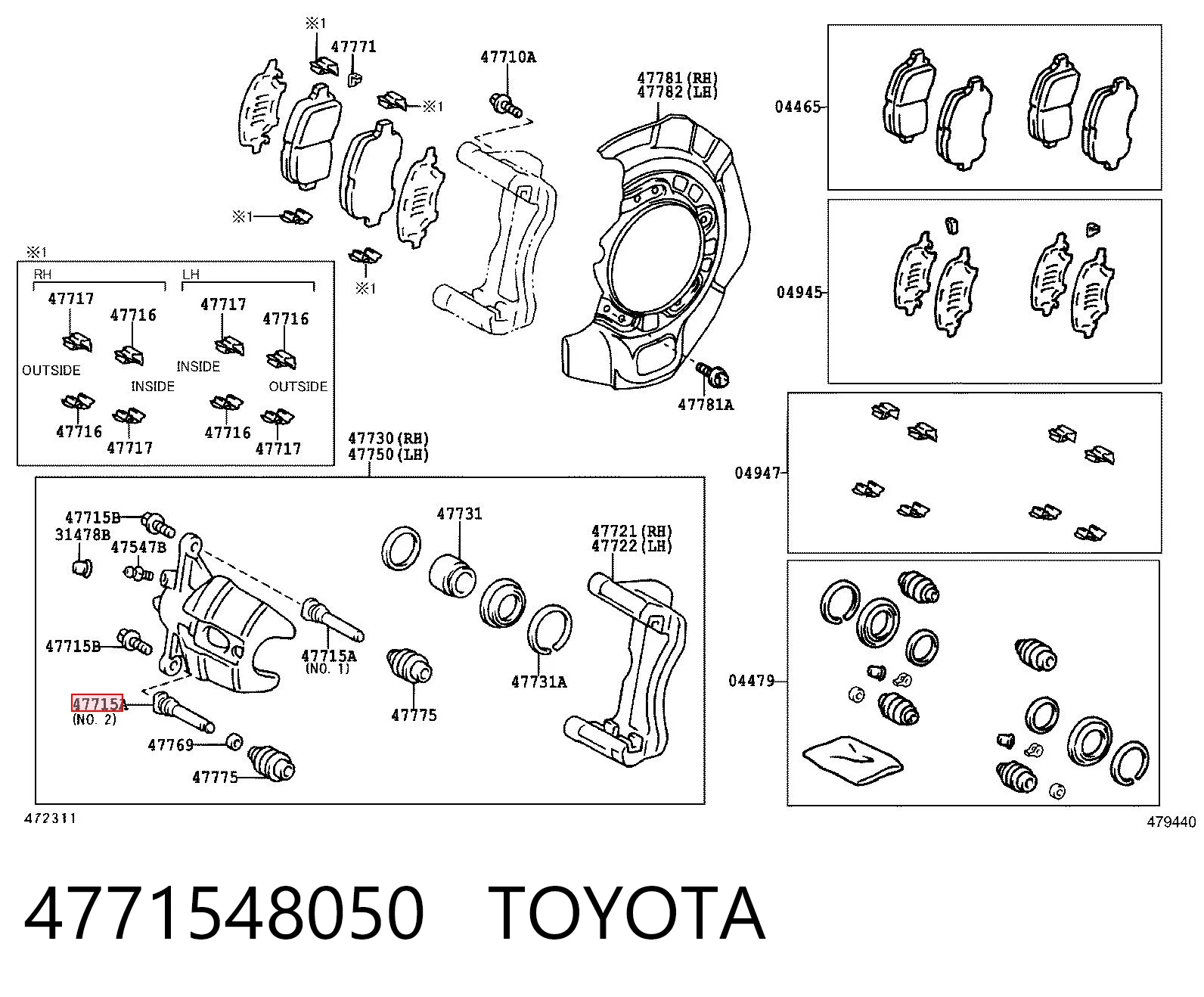 4771548050 Toyota