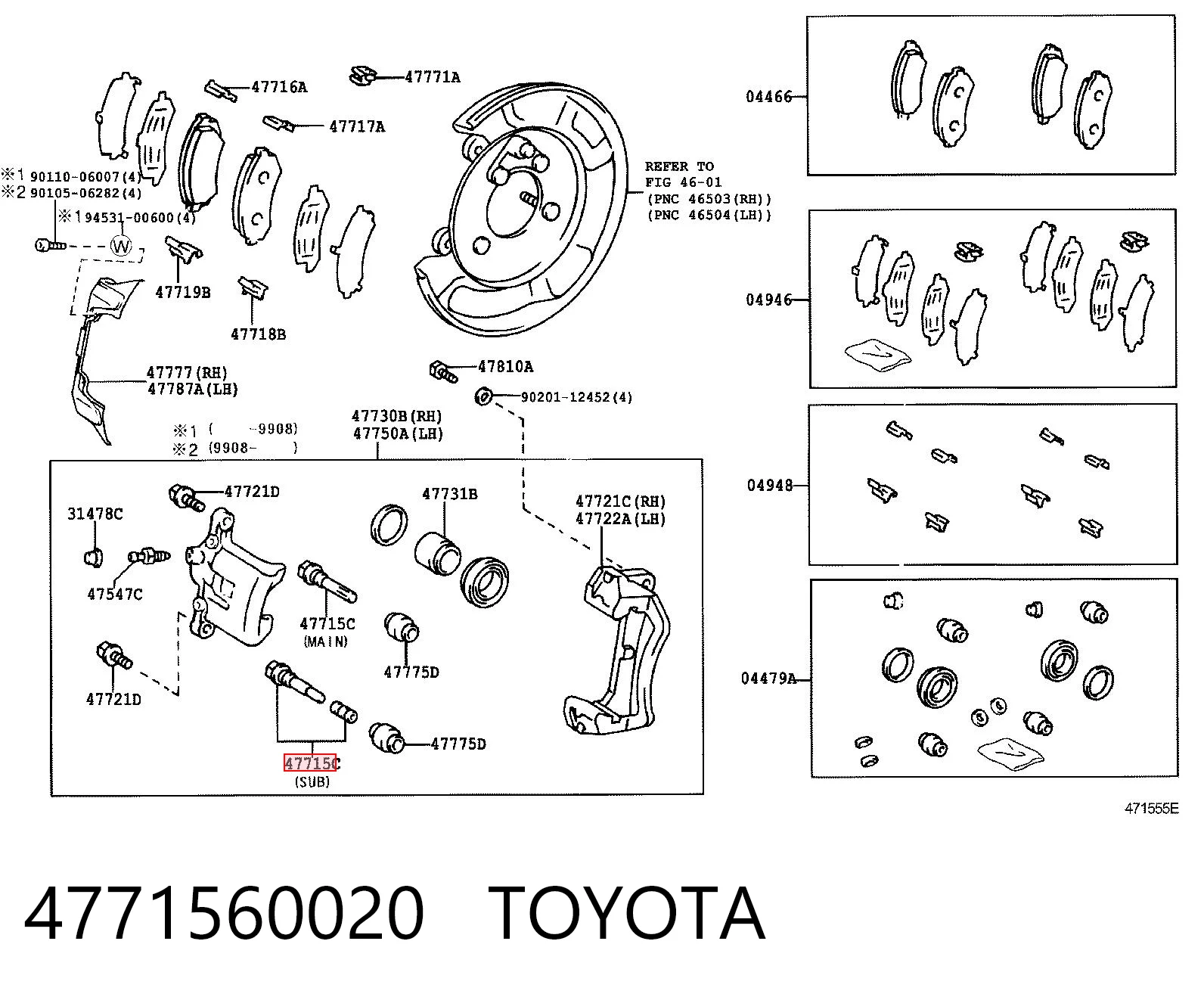 4771560020 Toyota