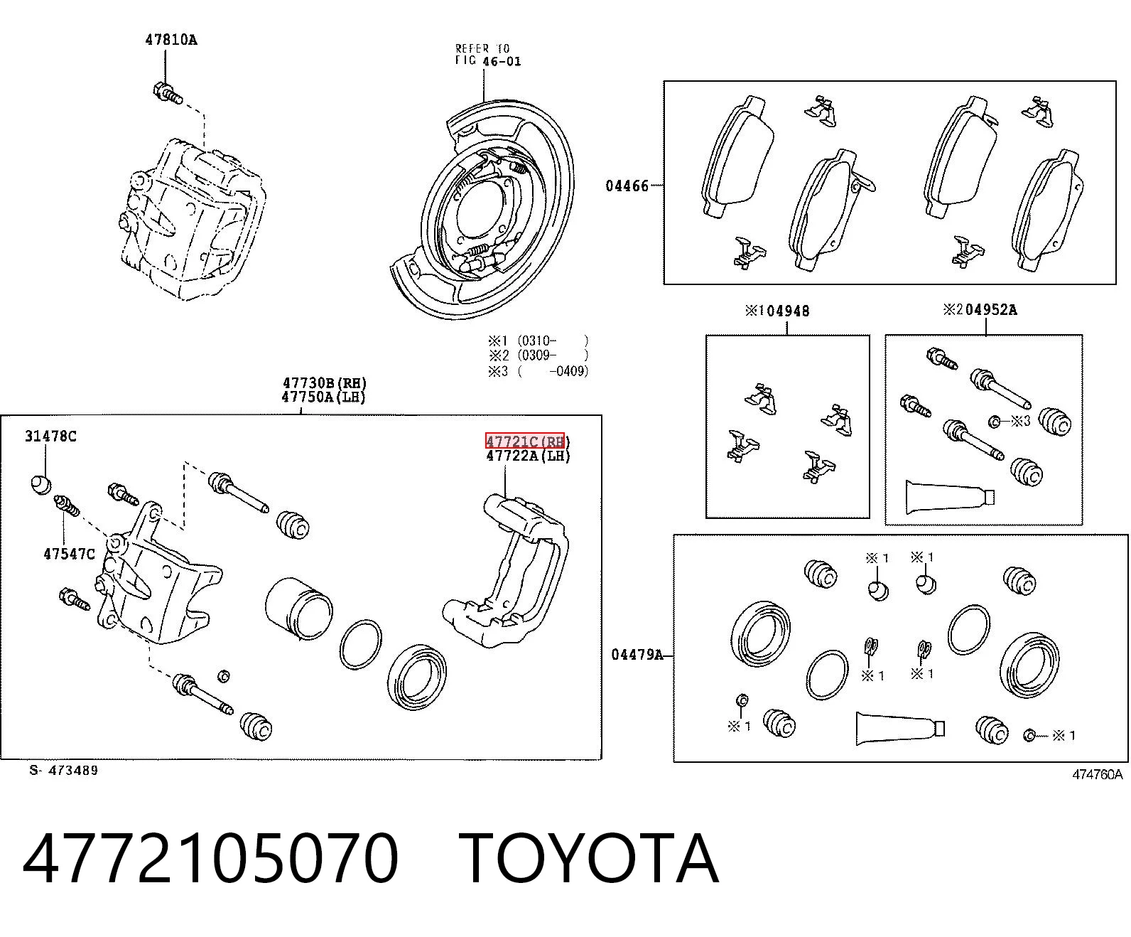 4772105070 Toyota