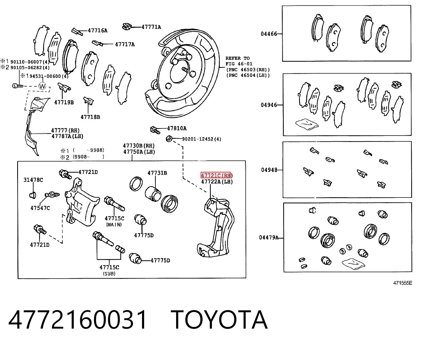 4772160031 Toyota