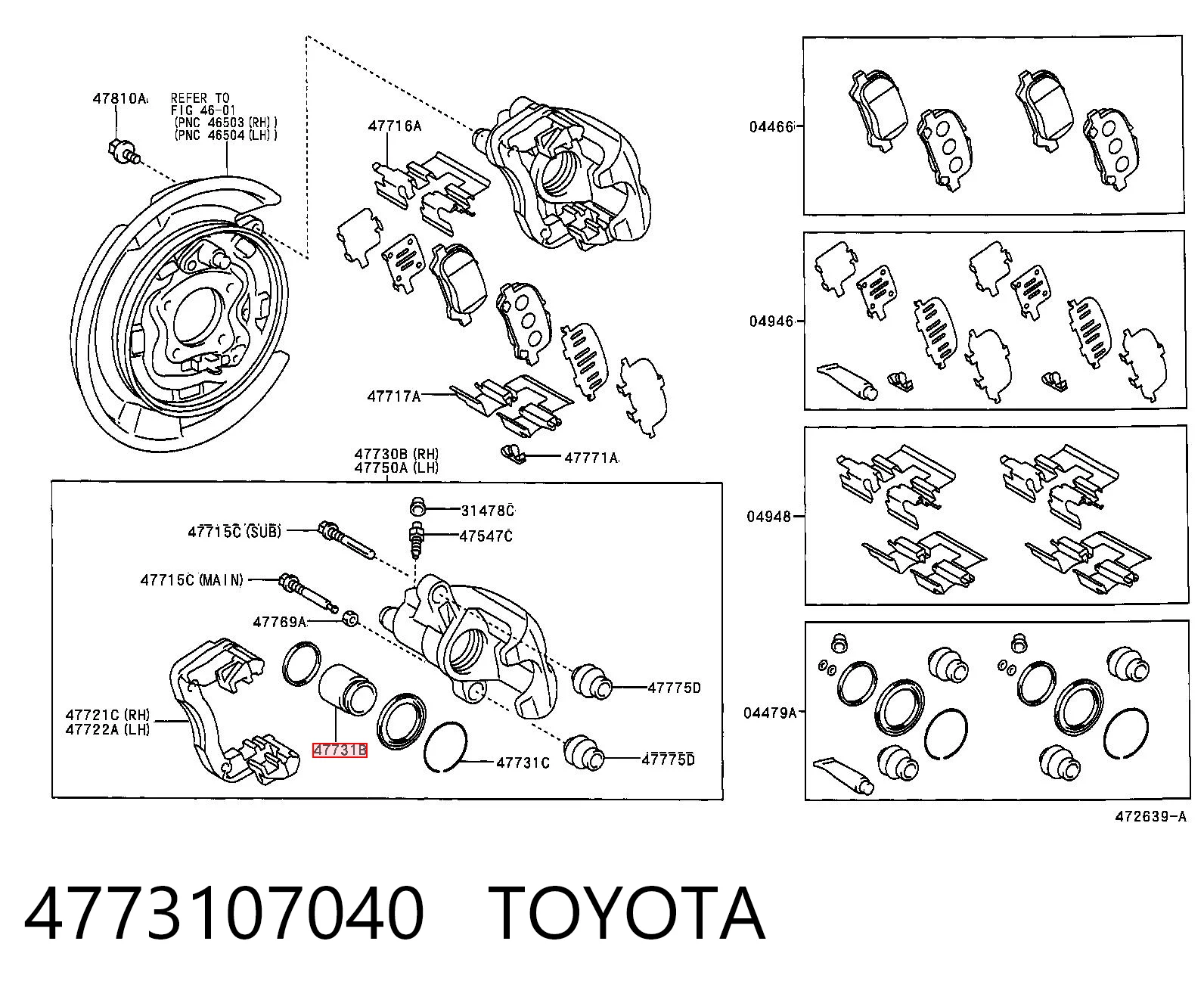 4773107040 Toyota