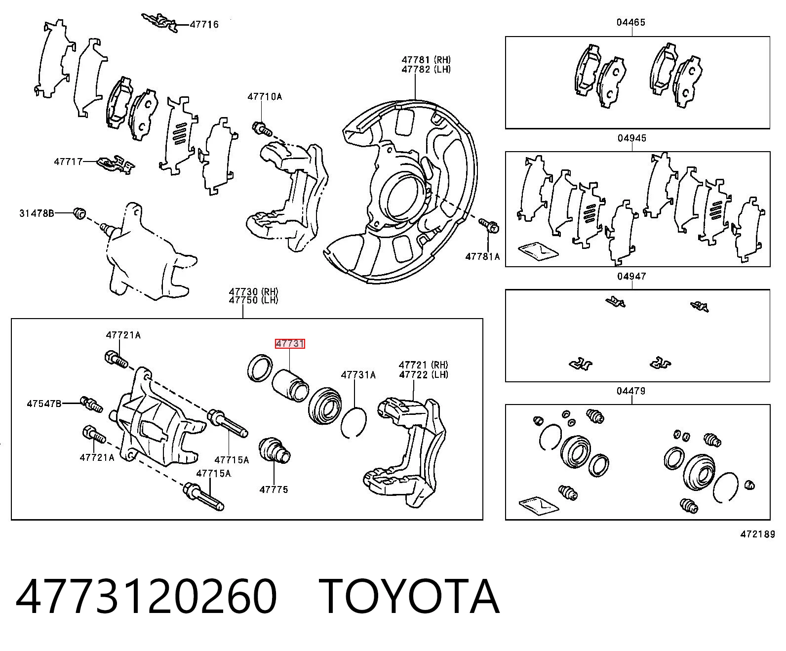 4773120260 Toyota