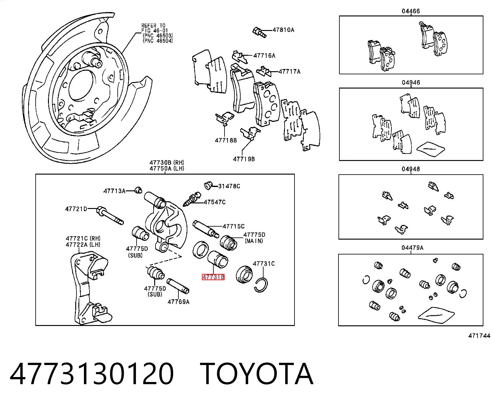 4773130120 Toyota