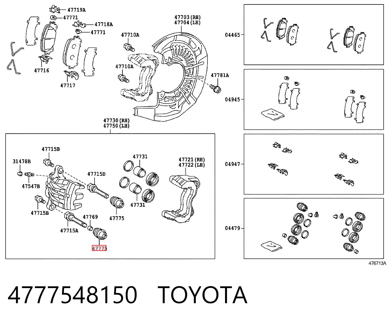 4777548150 Toyota