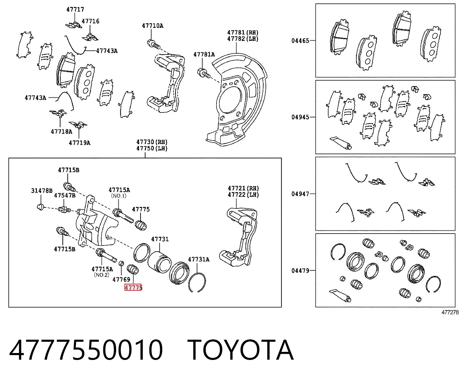 4777550010 Toyota