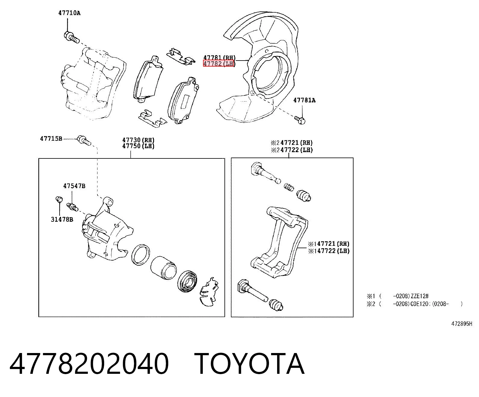 4778202040 Toyota