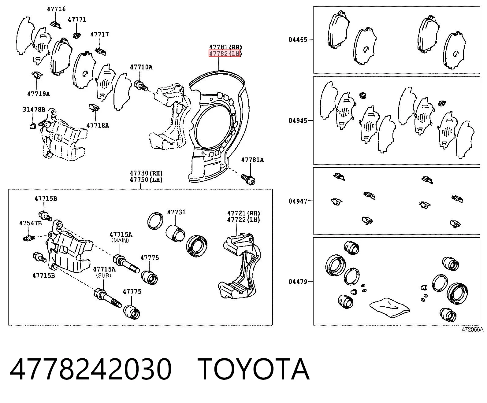 4778242030 Toyota