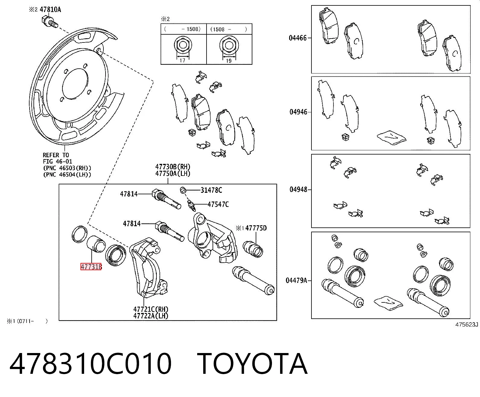 478310C010 Toyota
