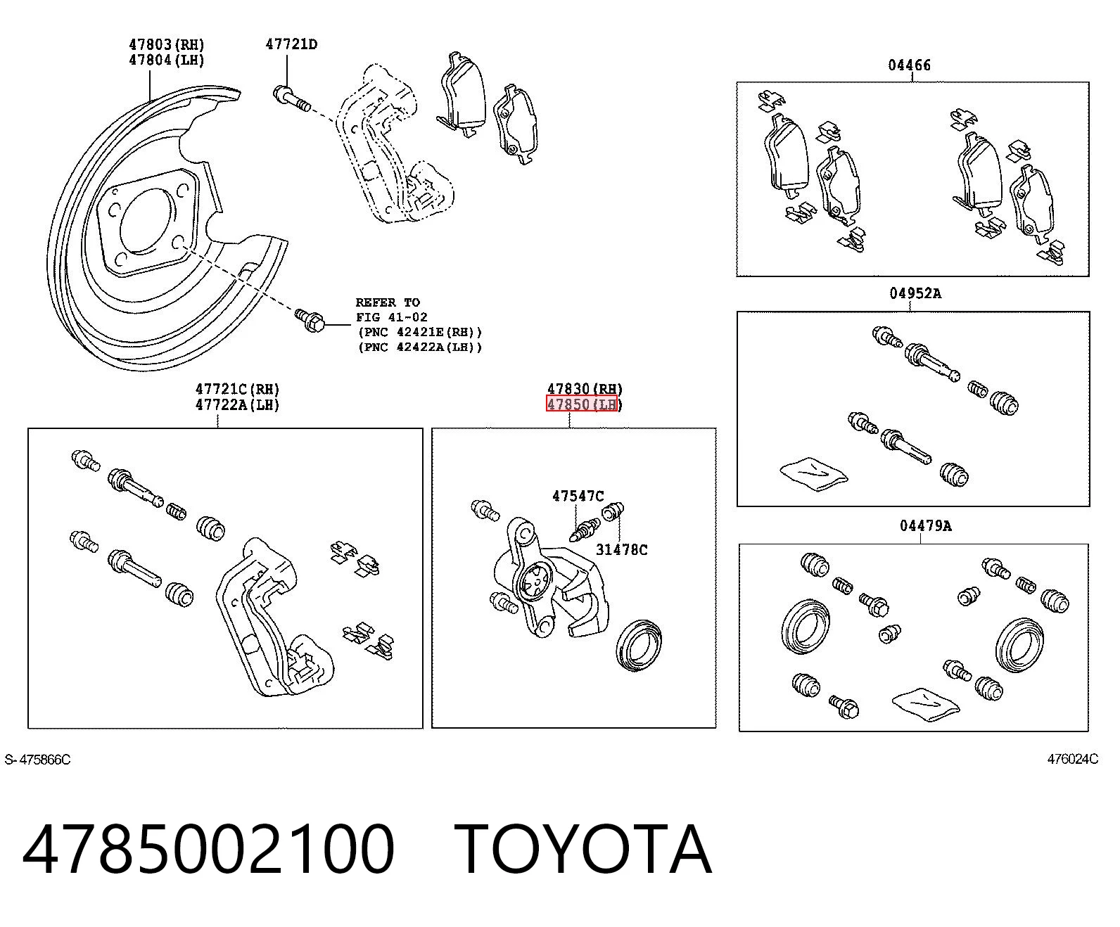 4785002100 Toyota