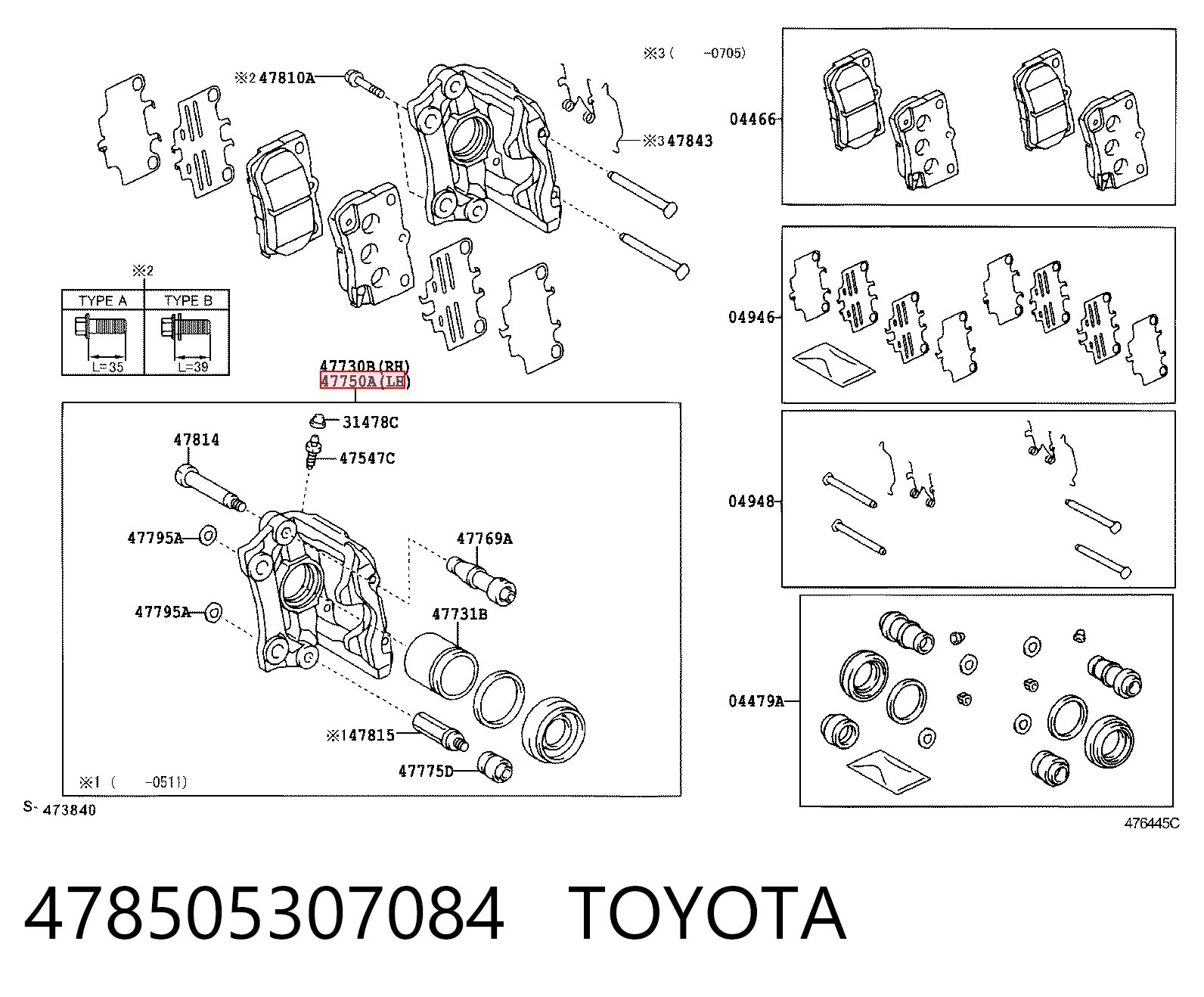 478505307084 Toyota