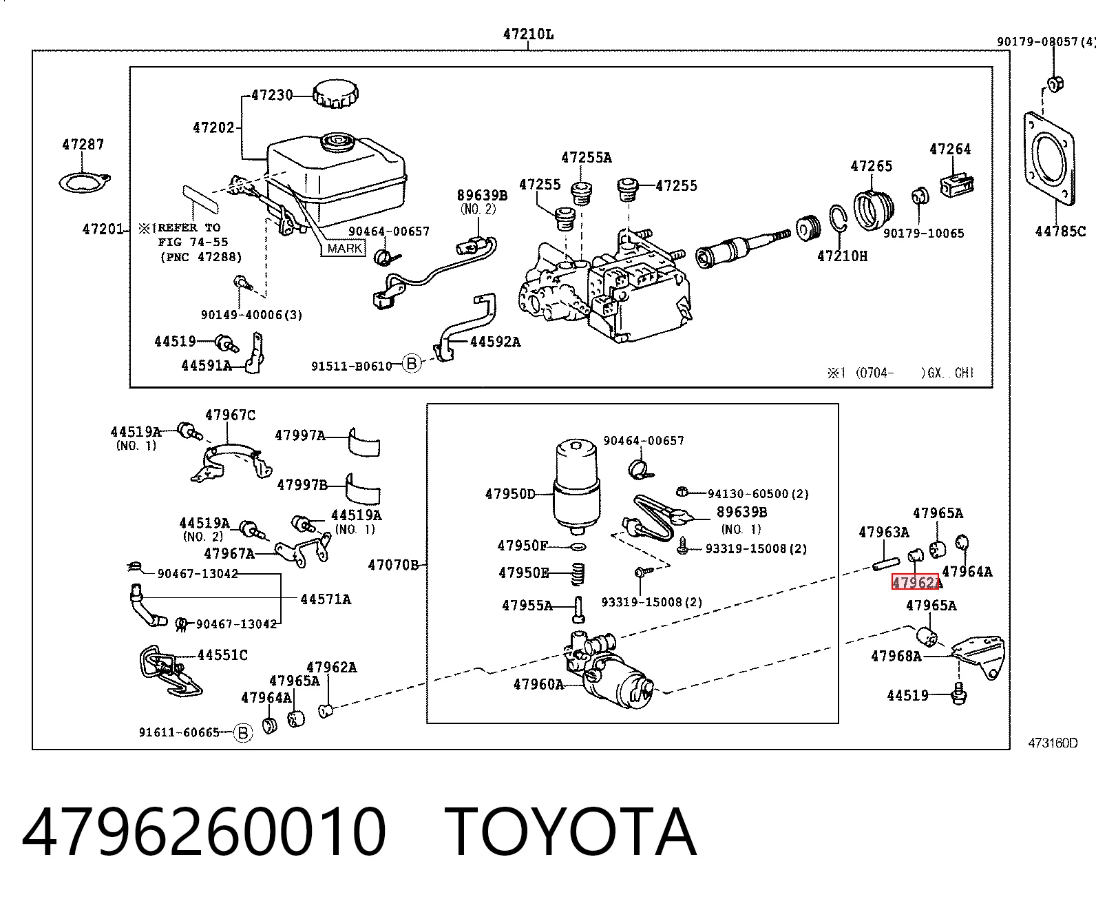 4796260010 Toyota