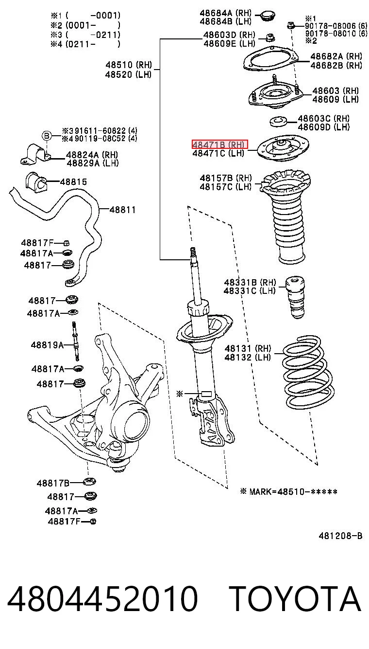 4804452010 Toyota
