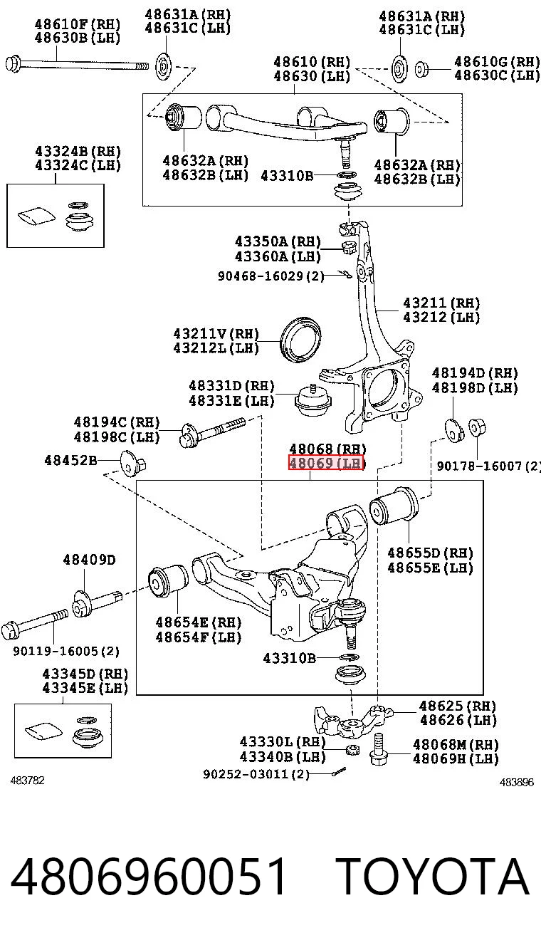 4806960051 Toyota