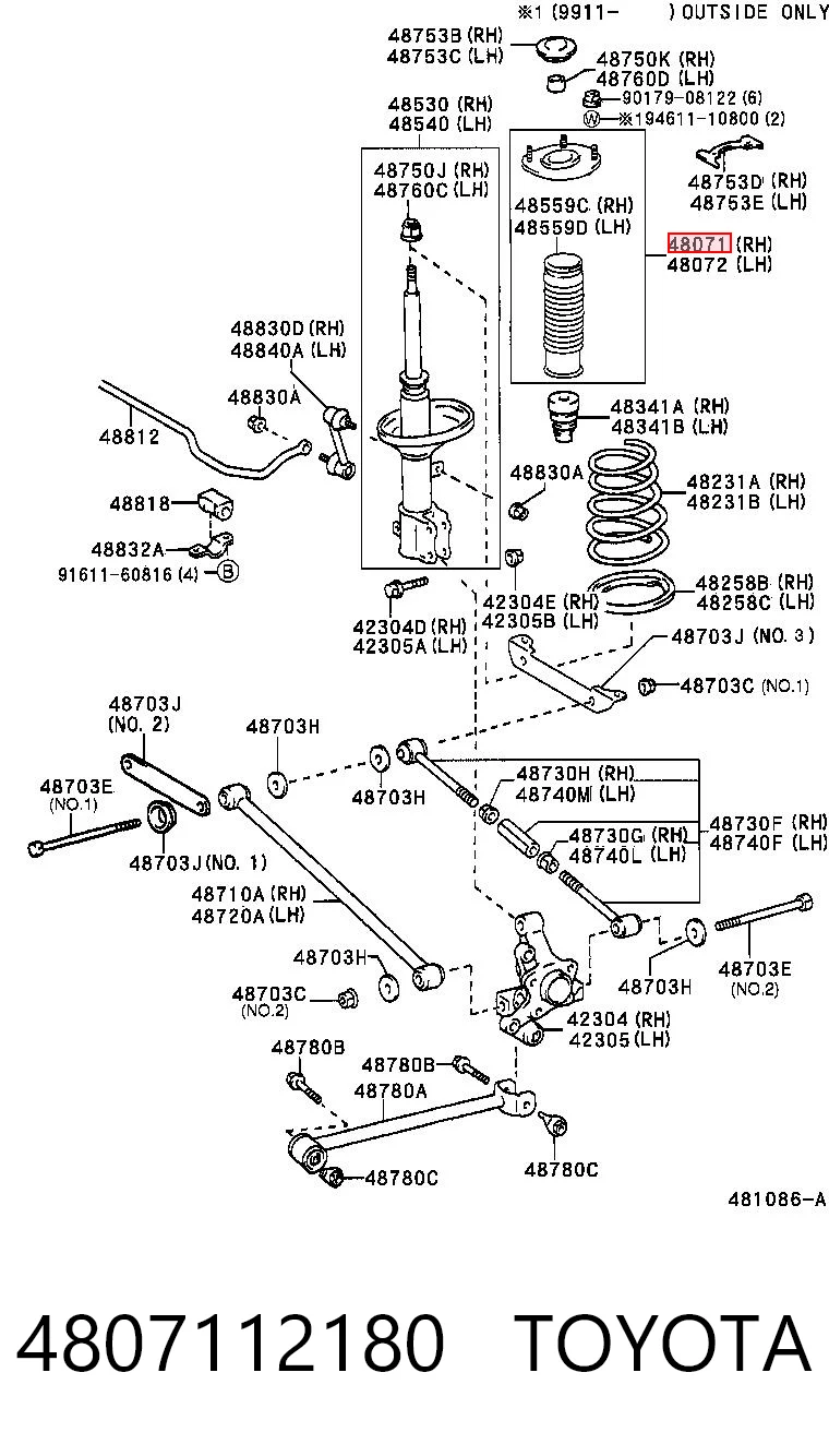 4807112180 Toyota