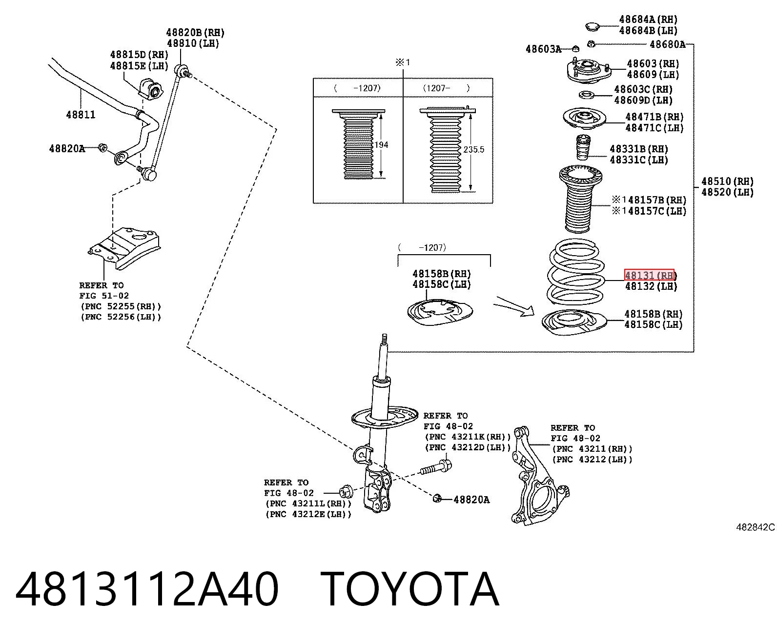 4813112A40 Toyota