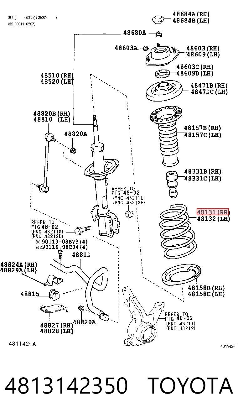 4813142350 Toyota