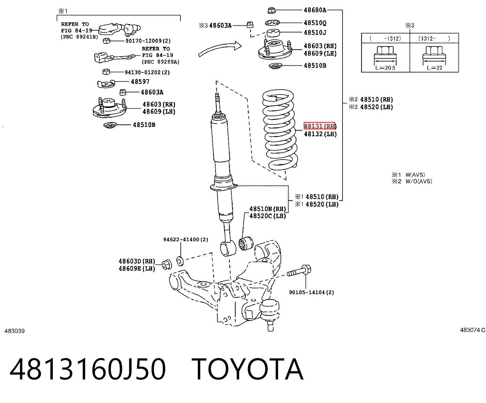 Comprar Muelle delantero Toyota Land Cruiser  J150 a bajo precio