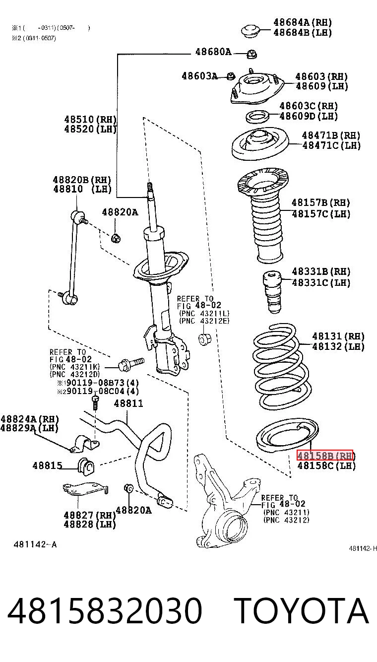 4815832030 Toyota