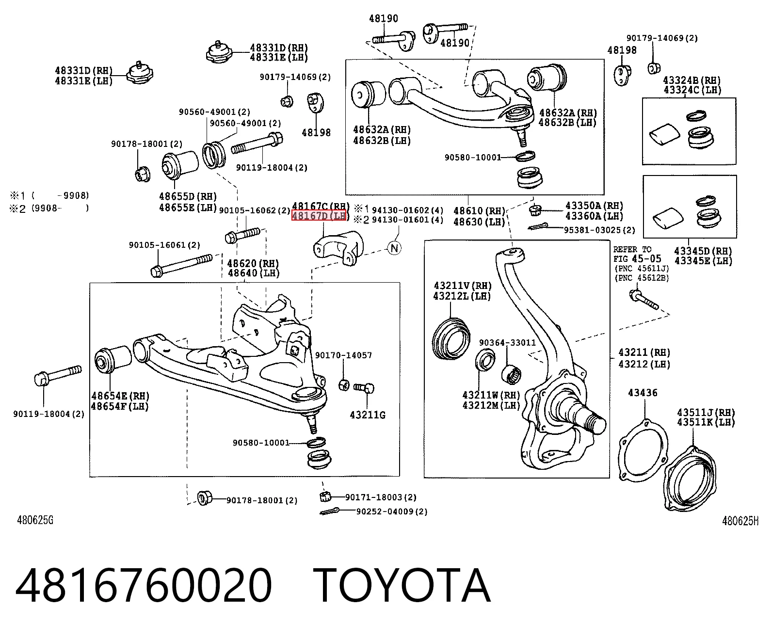 4816760020 Toyota