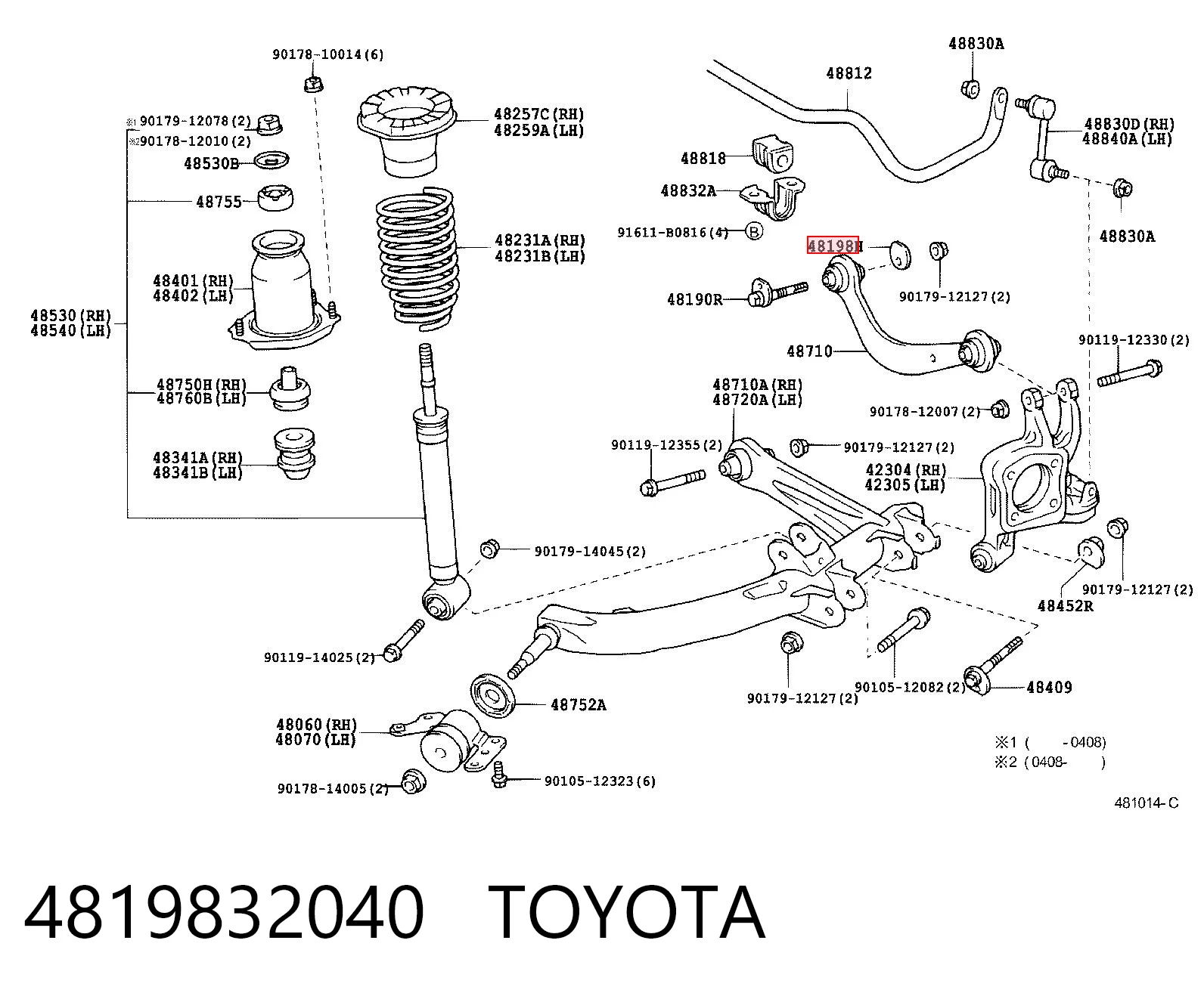 4819832040 Toyota