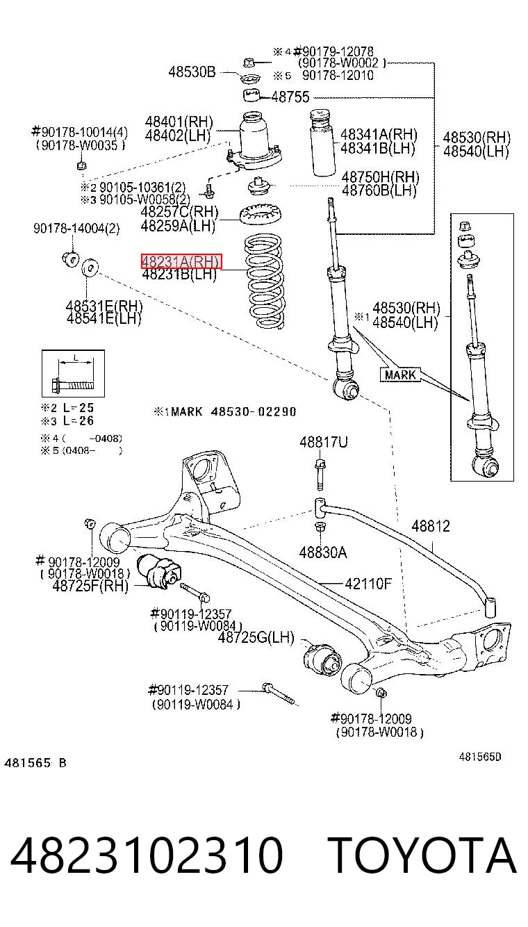  Muelle Toyota Corolla 