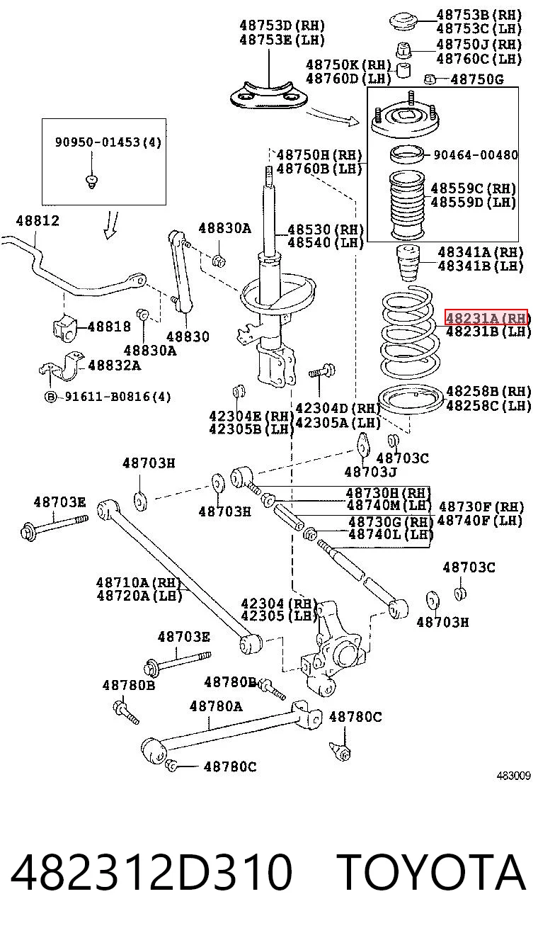 482312D310 Toyota