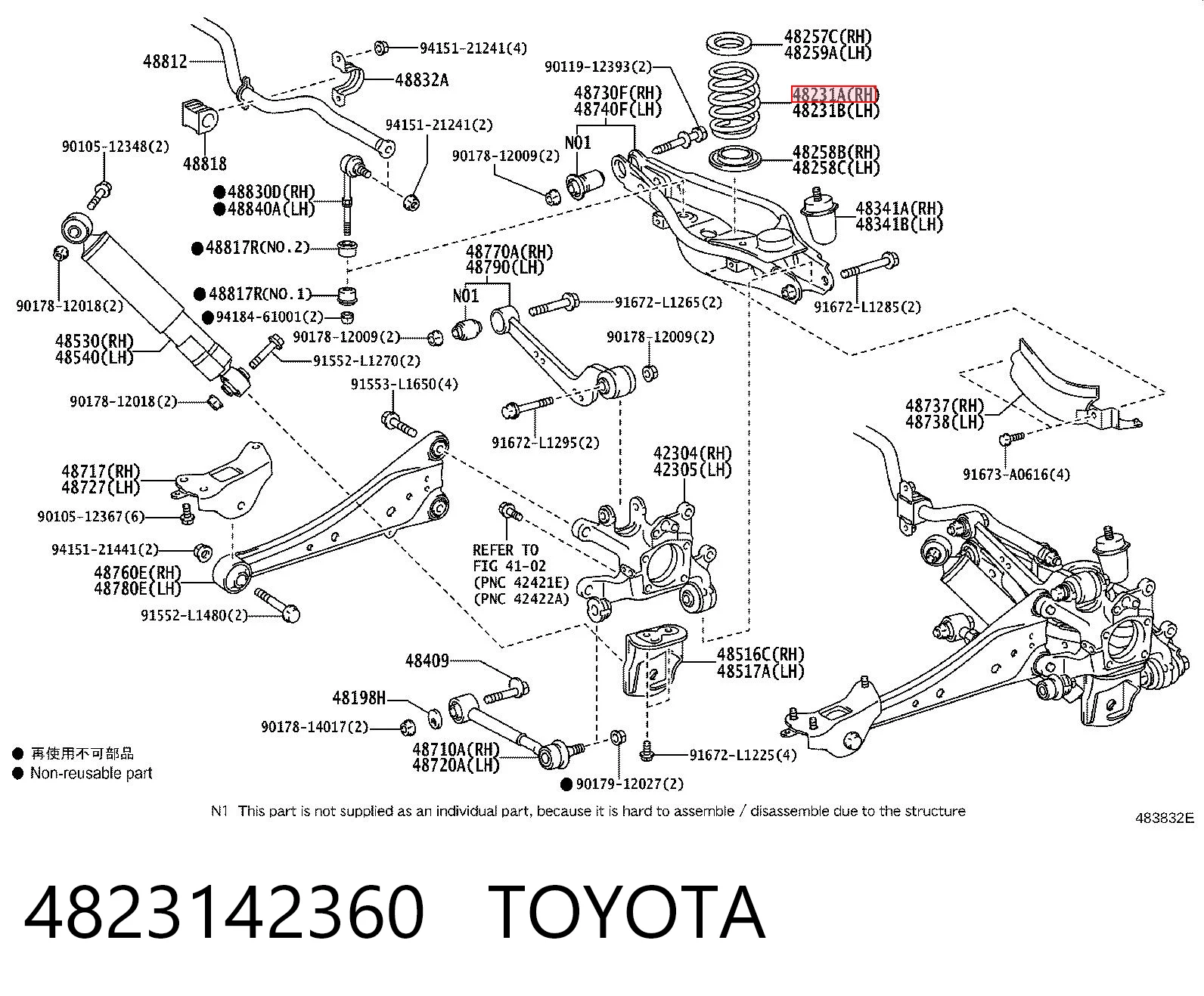 Muelle de suspensión RAV4 IV SUV (2012-2019) original desde 64,93 €
