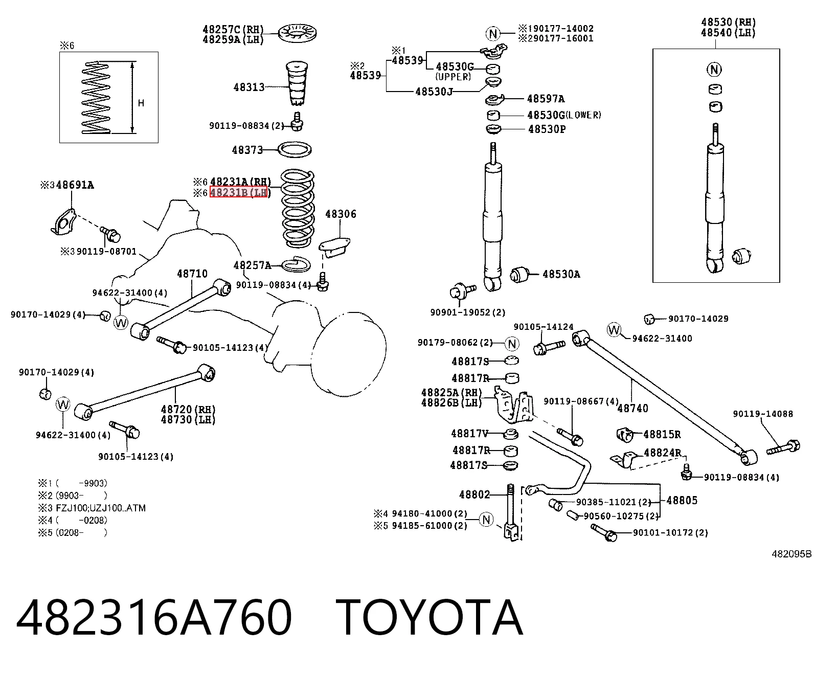 482316A760 Toyota