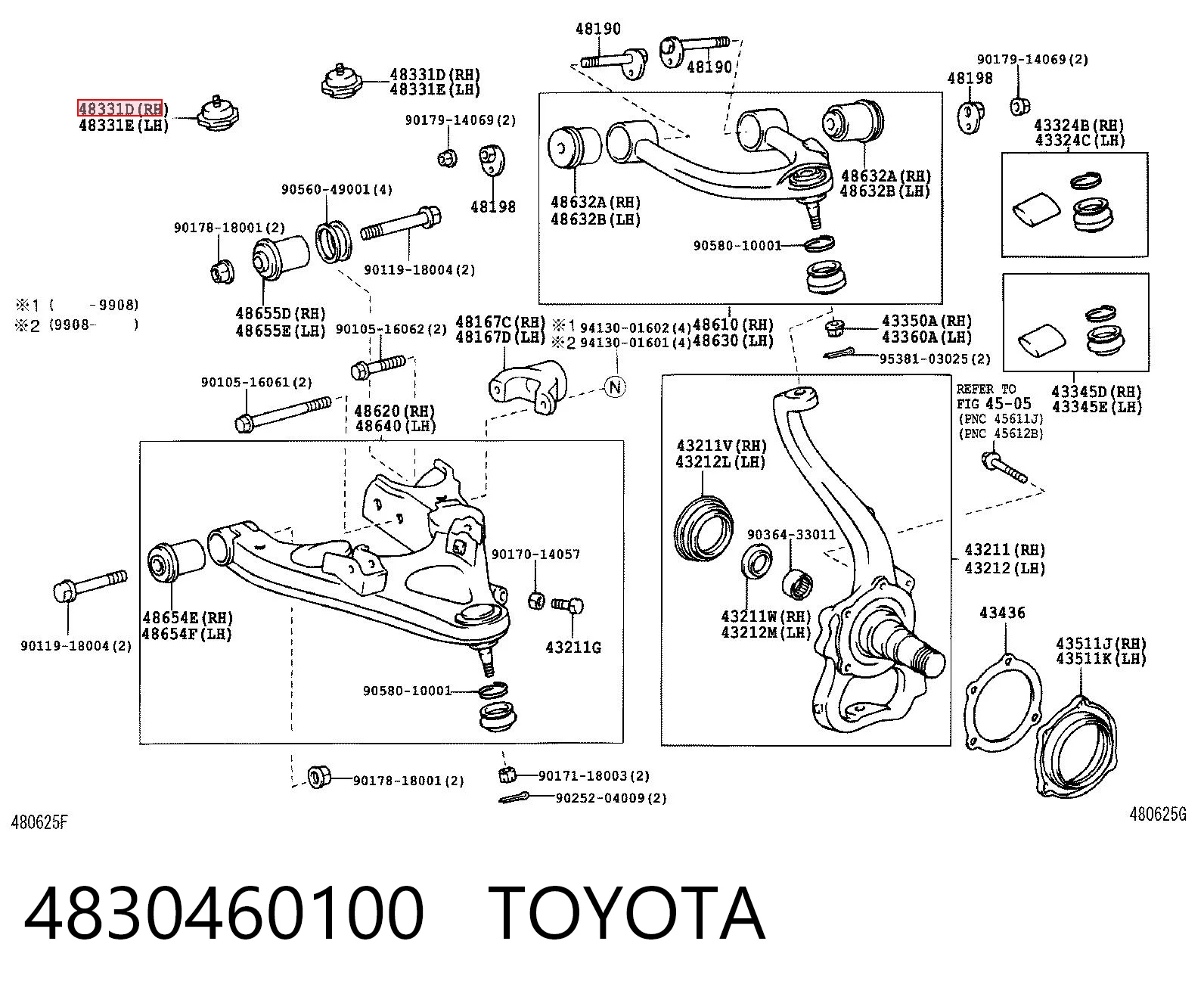 4830460100 Toyota