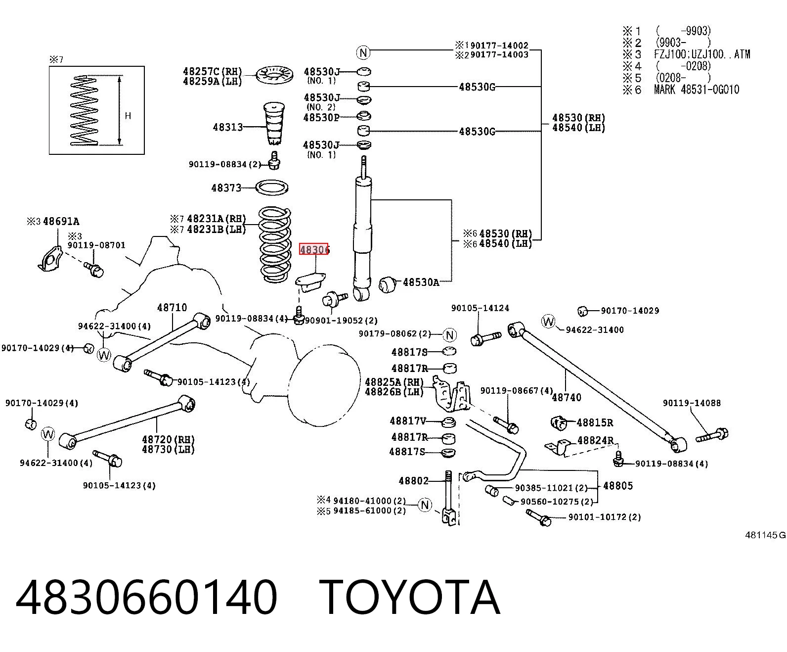 4830660140 Toyota