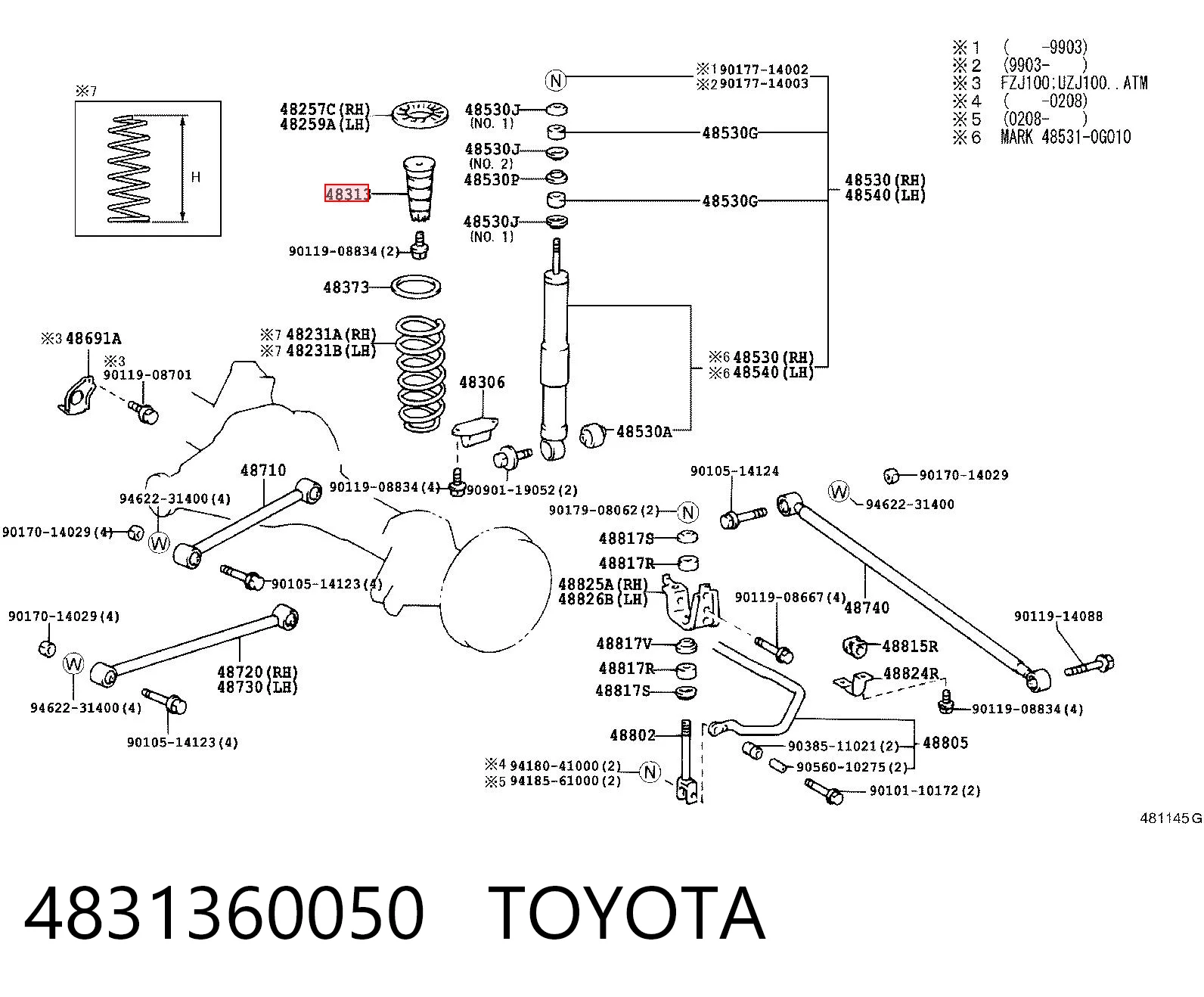 4831360050 Toyota
