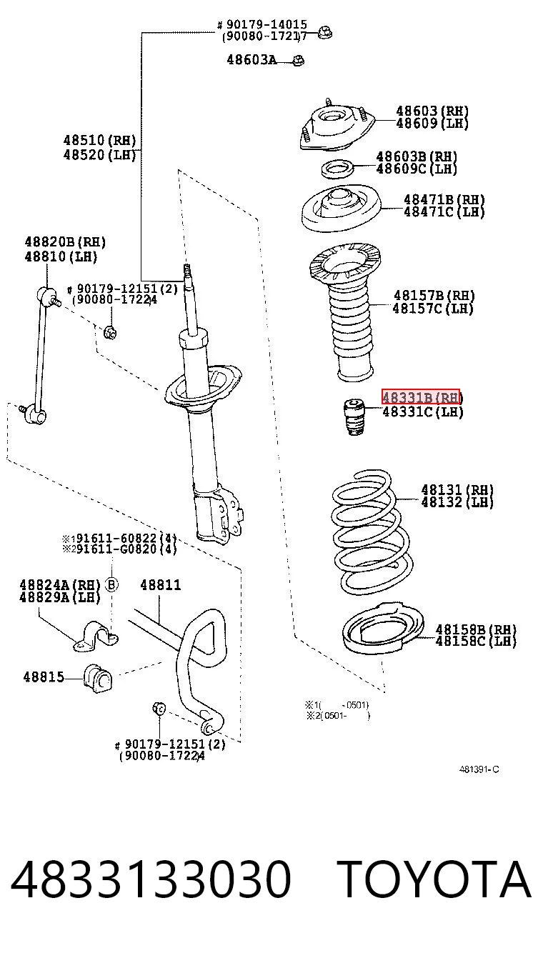4833133030 Toyota