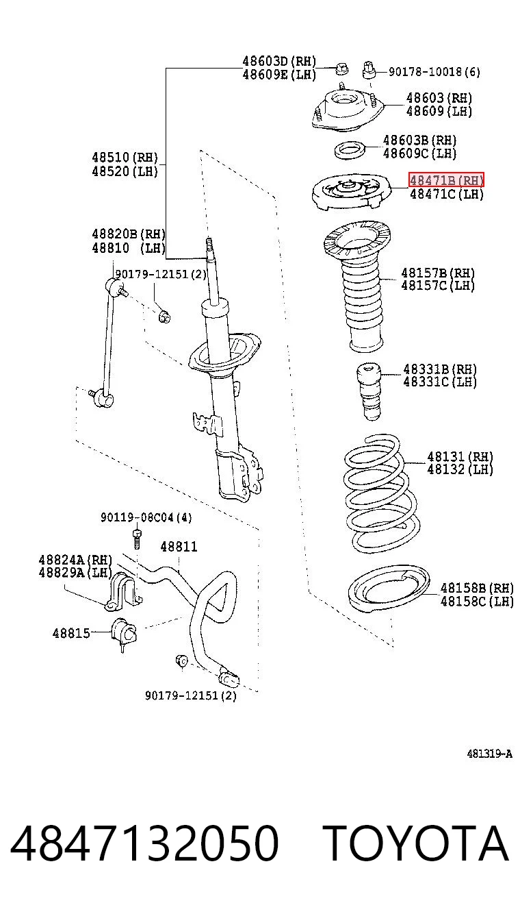 4847132050 Toyota
