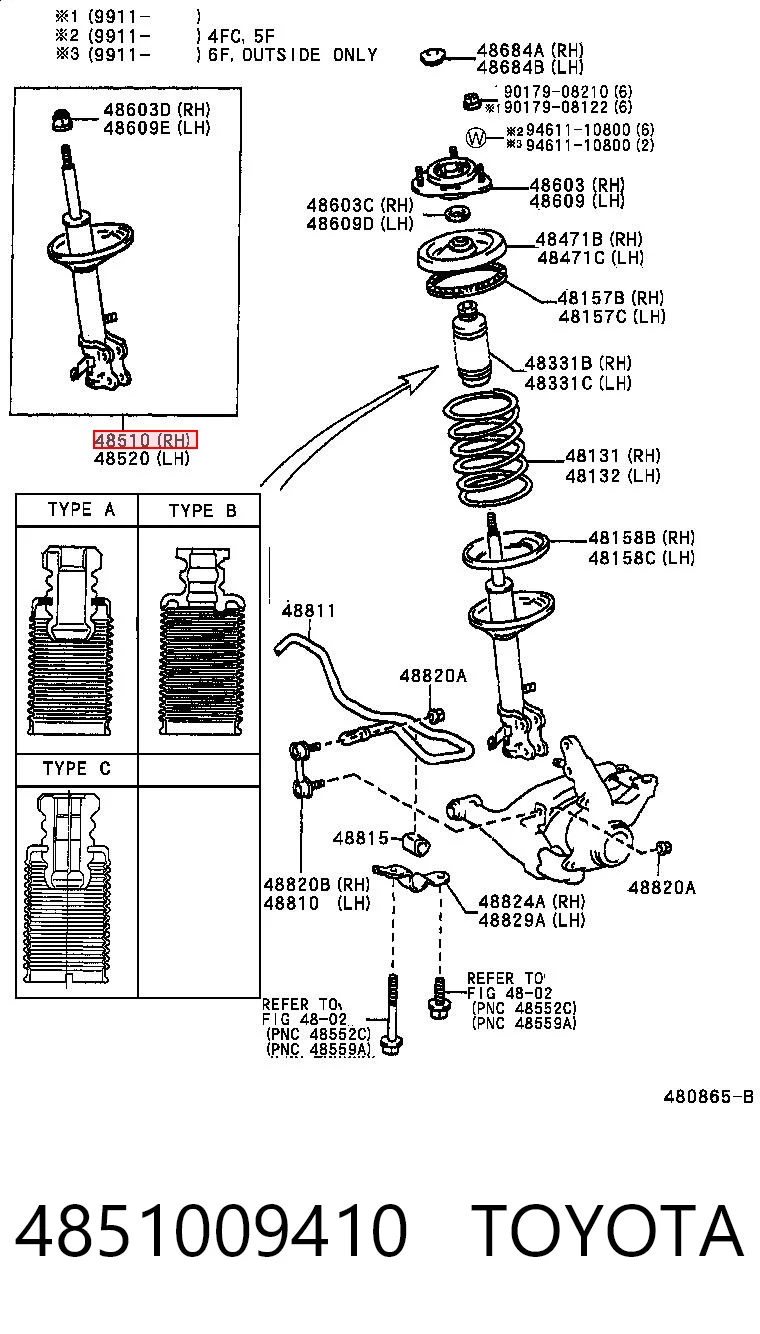 4851009410 Toyota