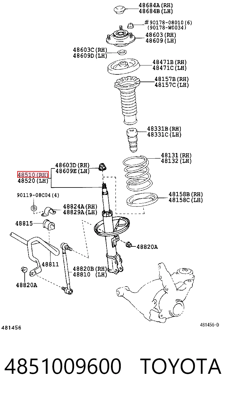4851009600 Toyota