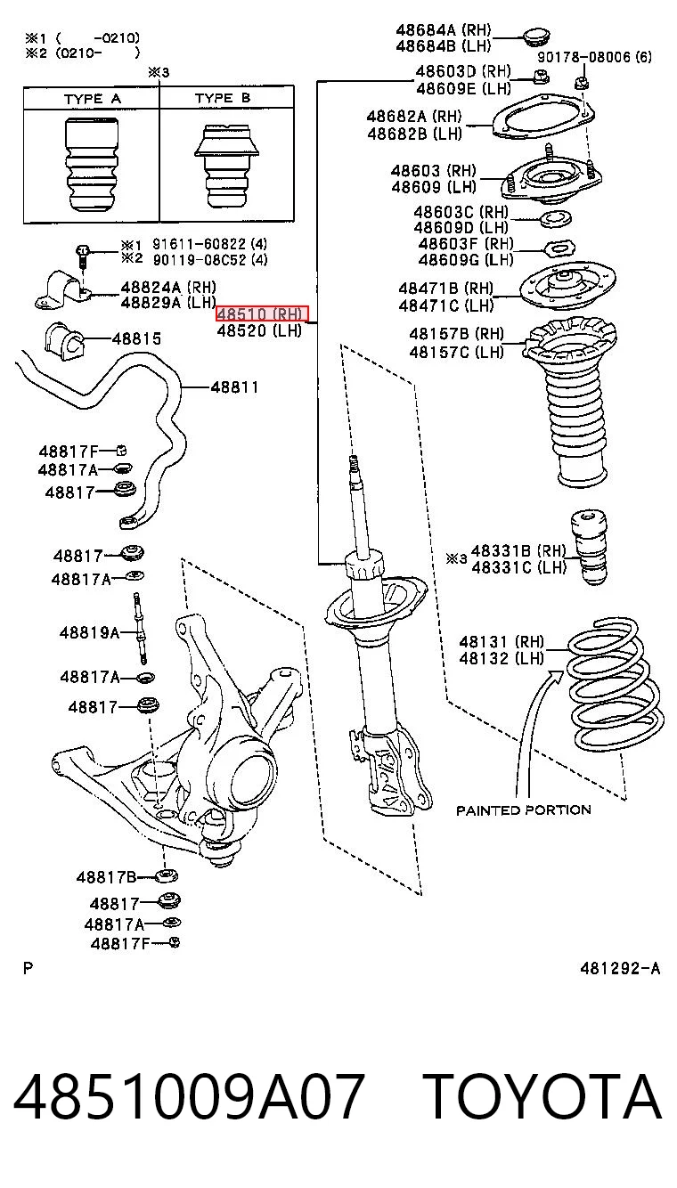 4851009A07 Toyota