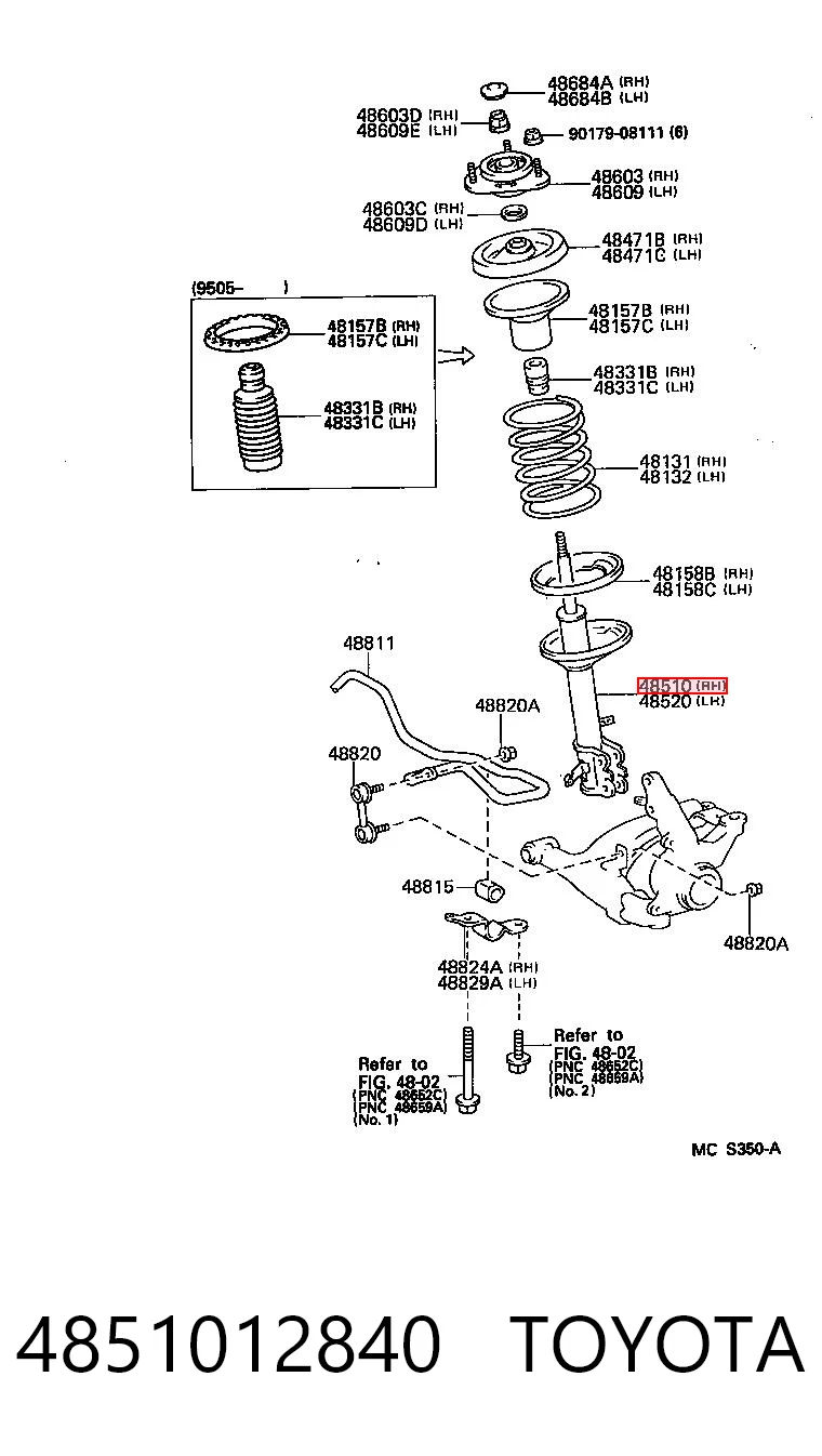 4851012840 Toyota