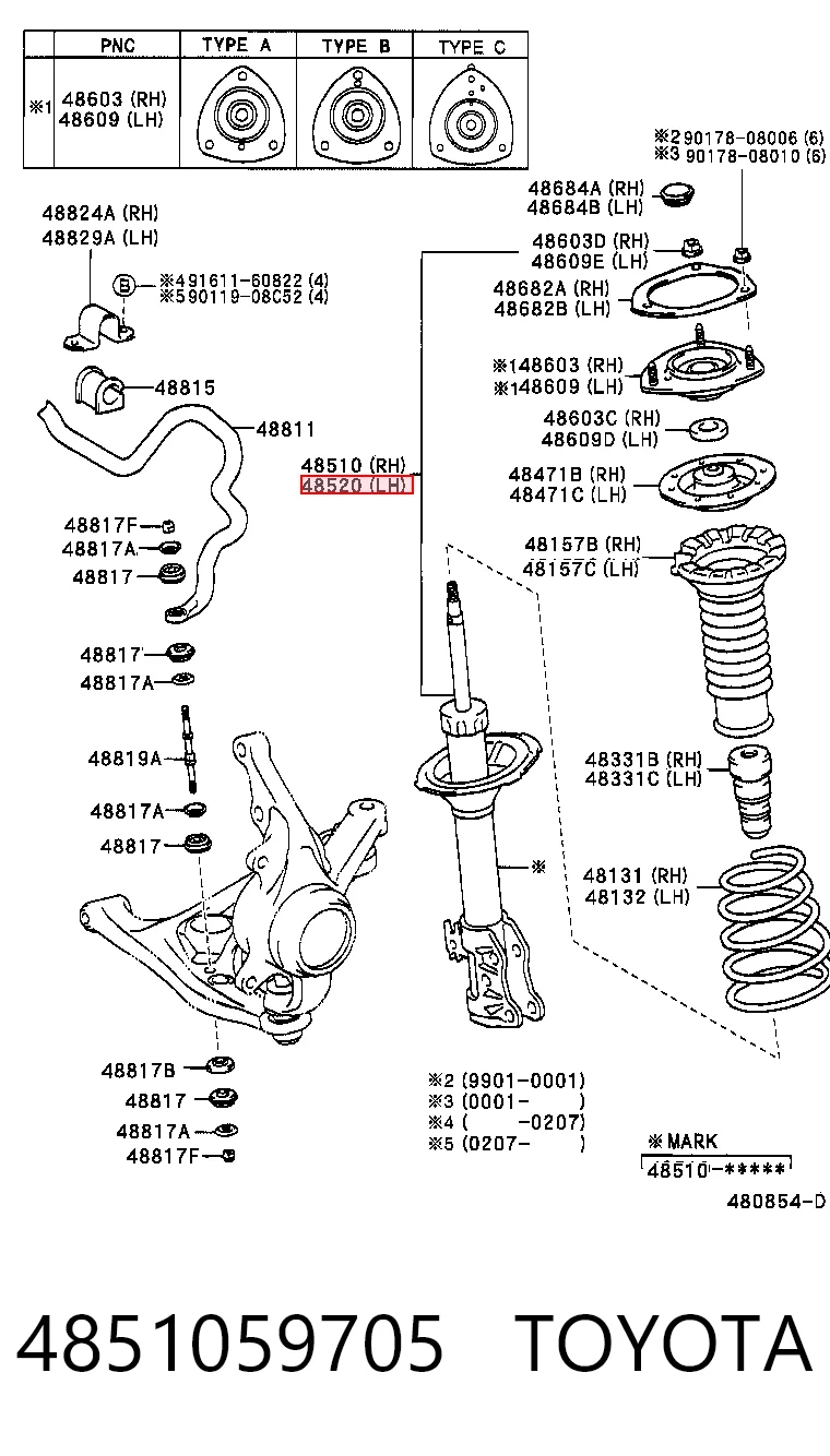 4851059705 Toyota