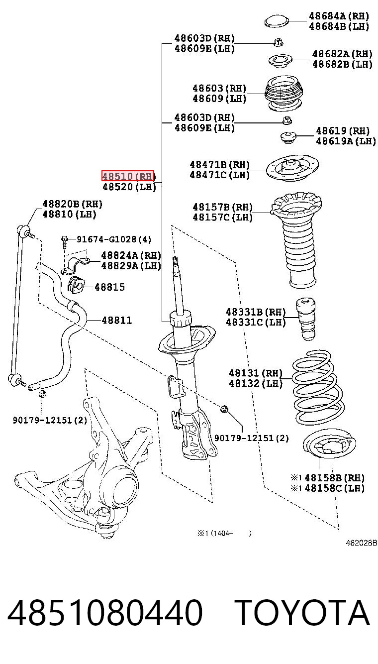 4851080440 Toyota