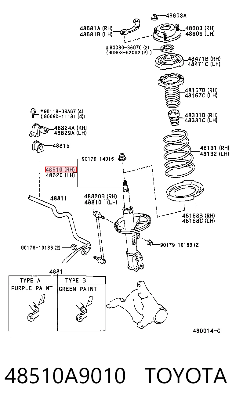 48510A9010 Toyota