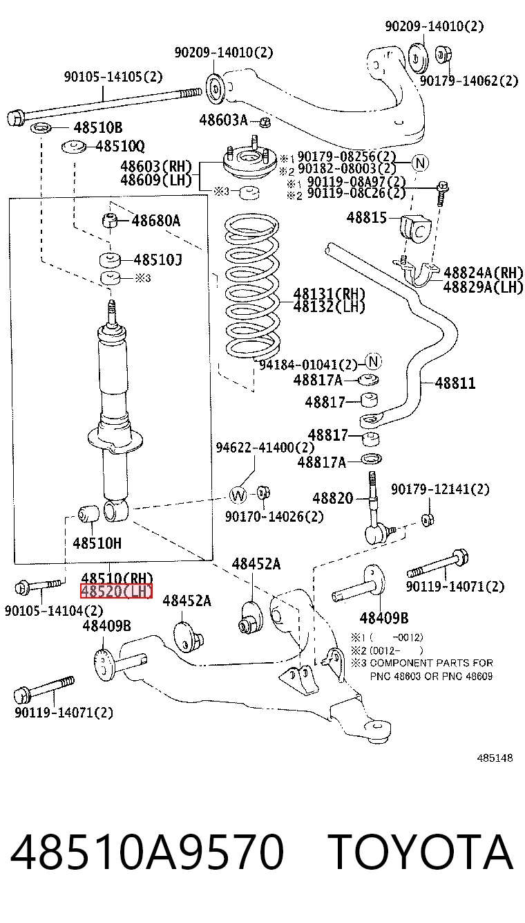 48510A9570 Toyota