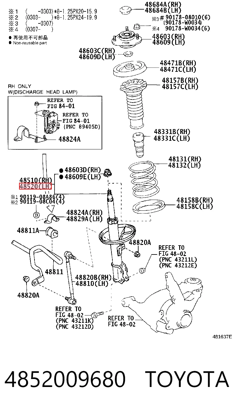 4852009680 Toyota